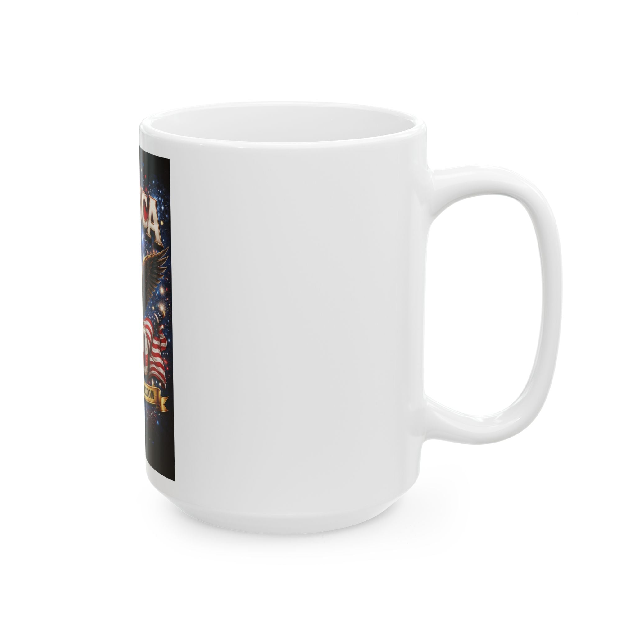 America 250 Celebrating Freedom Mug | Eagle, Liberty Bell, American Flag