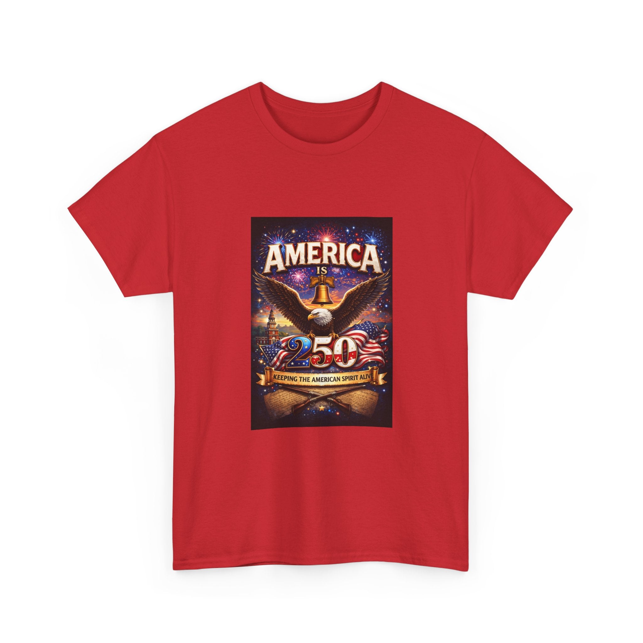 America is 250th Anniversary T-Shirt | Patriotic Flag Graphic