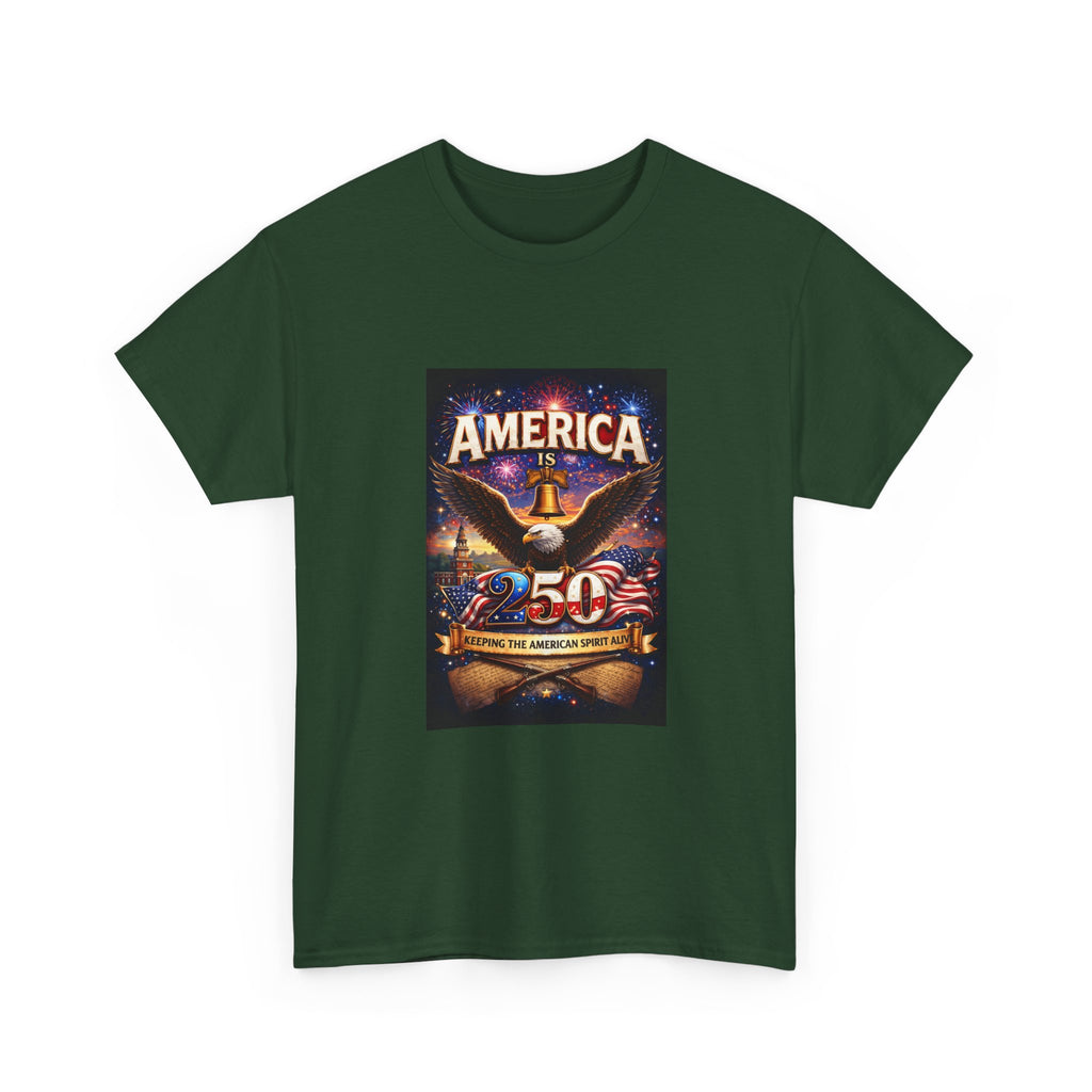 America is 250th Anniversary T-Shirt | Patriotic Flag Graphic