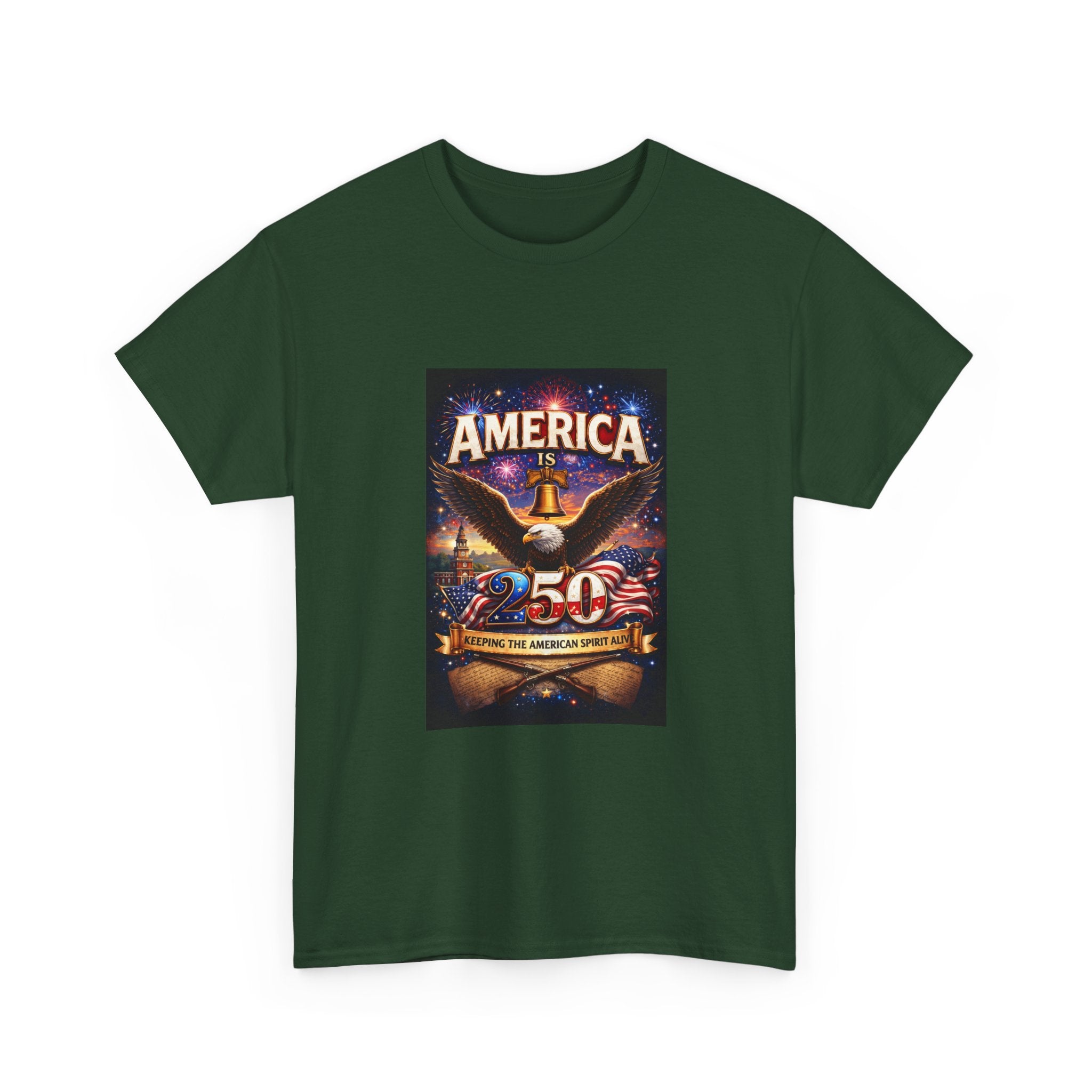 America is 250th Anniversary T-Shirt | Patriotic Flag Graphic
