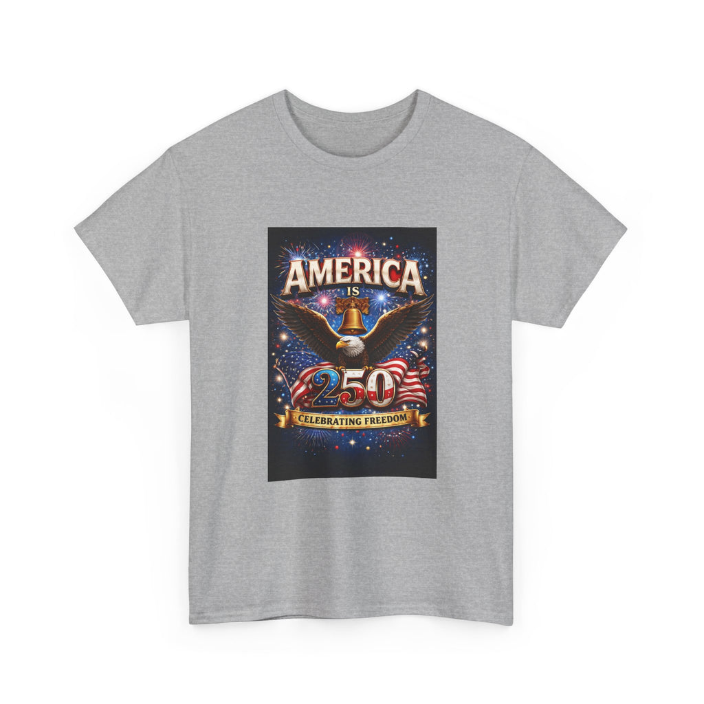 America Eagle 250 Celebrating Freedom T-Shirt | Patriotic Fourth of July Tee