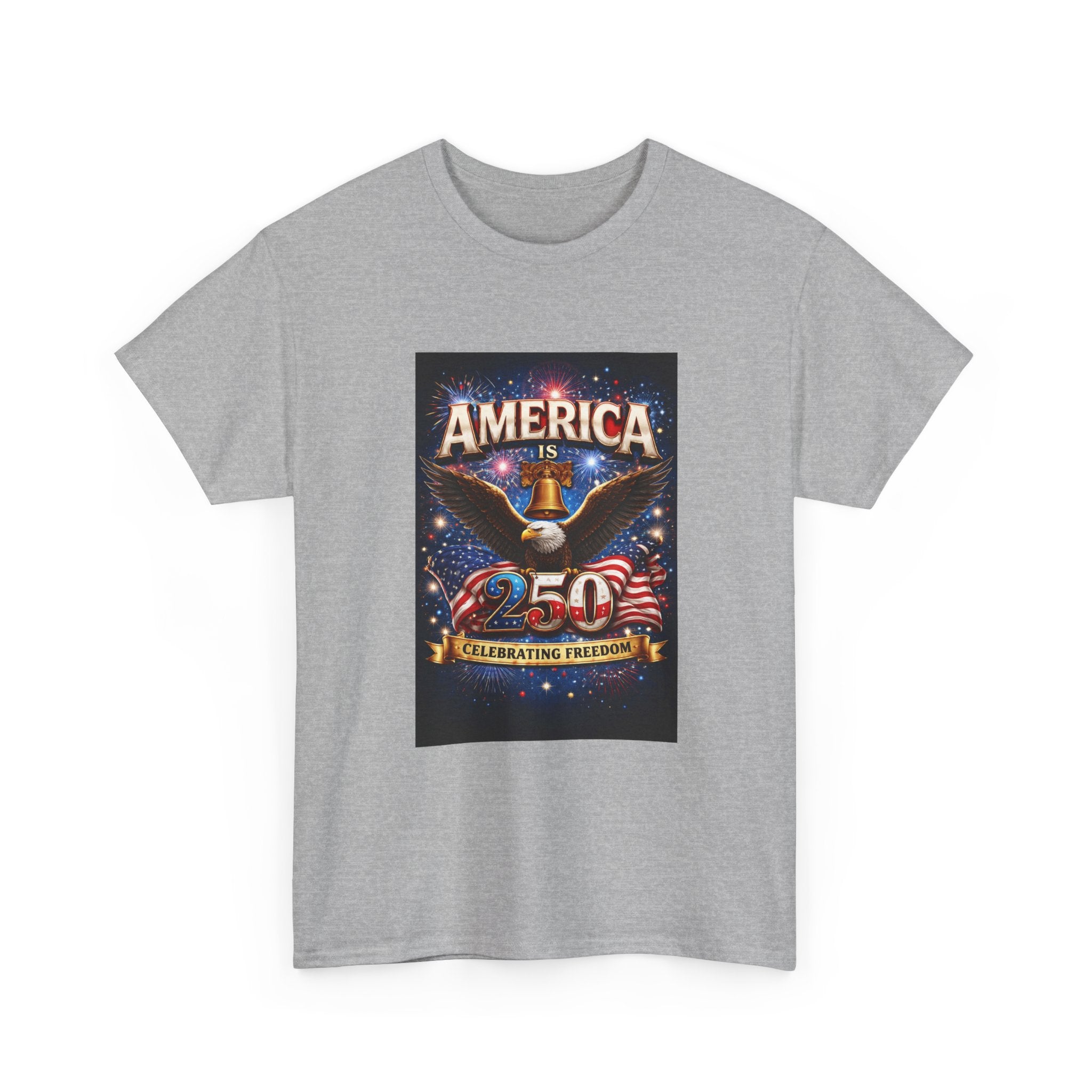 America Eagle 250 Celebrating Freedom T-Shirt | Patriotic Fourth of July Tee