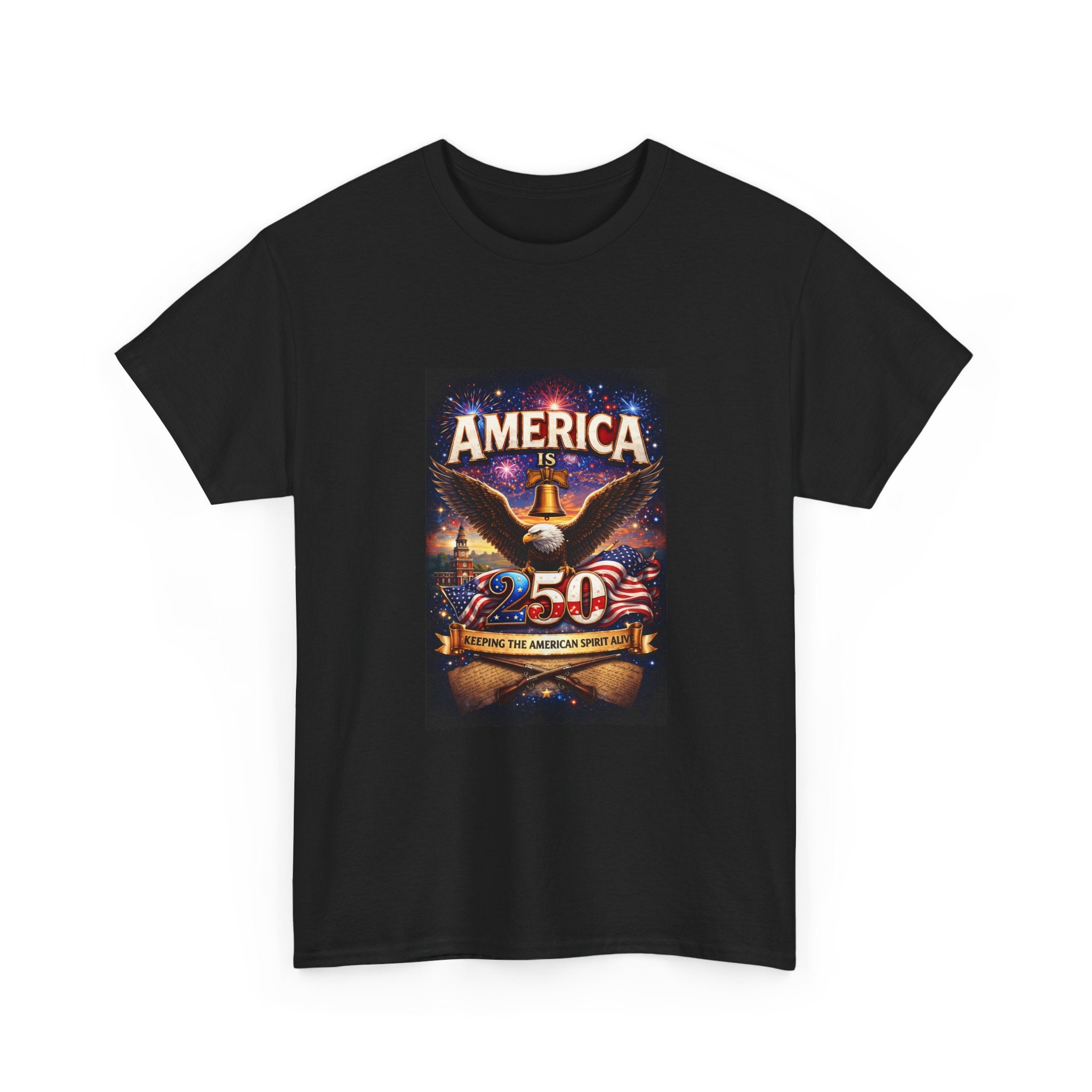 America is 250th Anniversary T-Shirt | Patriotic Flag Graphic