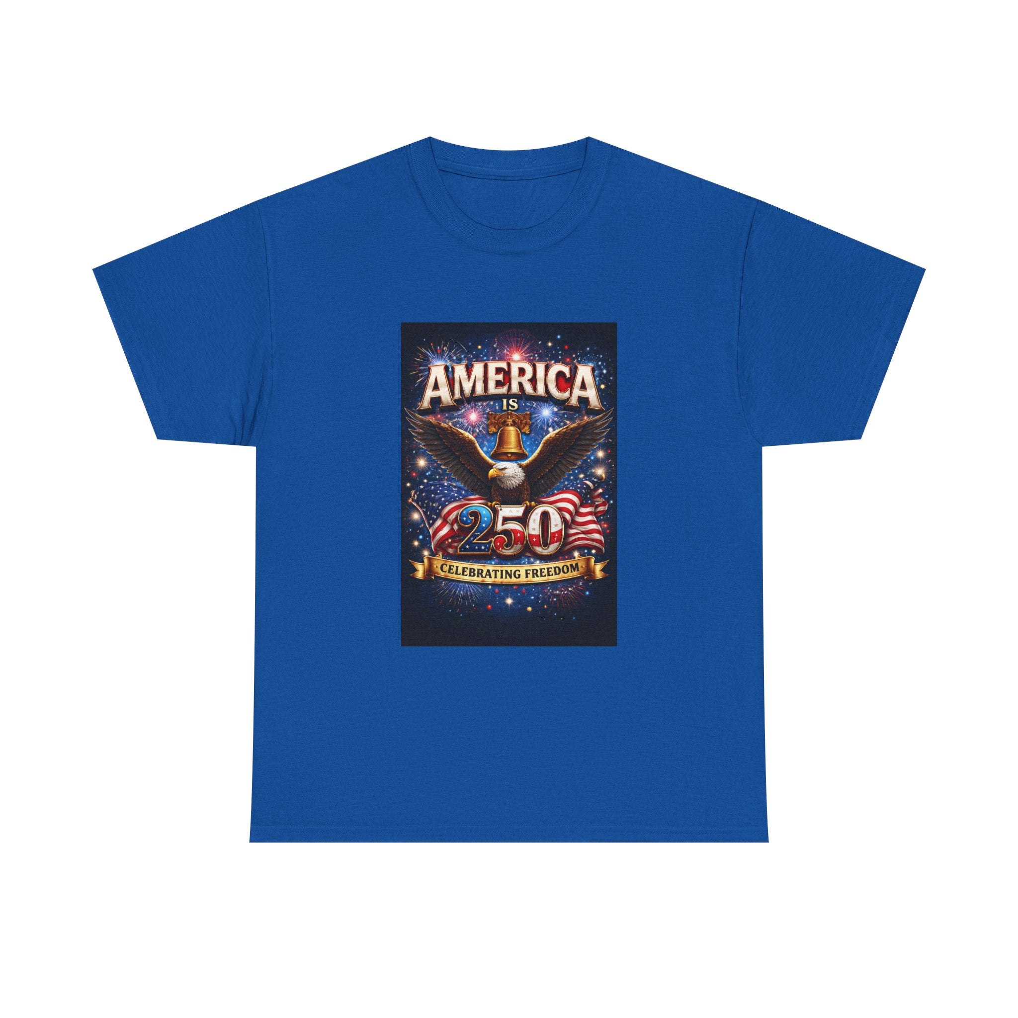America Eagle 250 Celebrating Freedom T-Shirt | Patriotic Fourth of July Tee