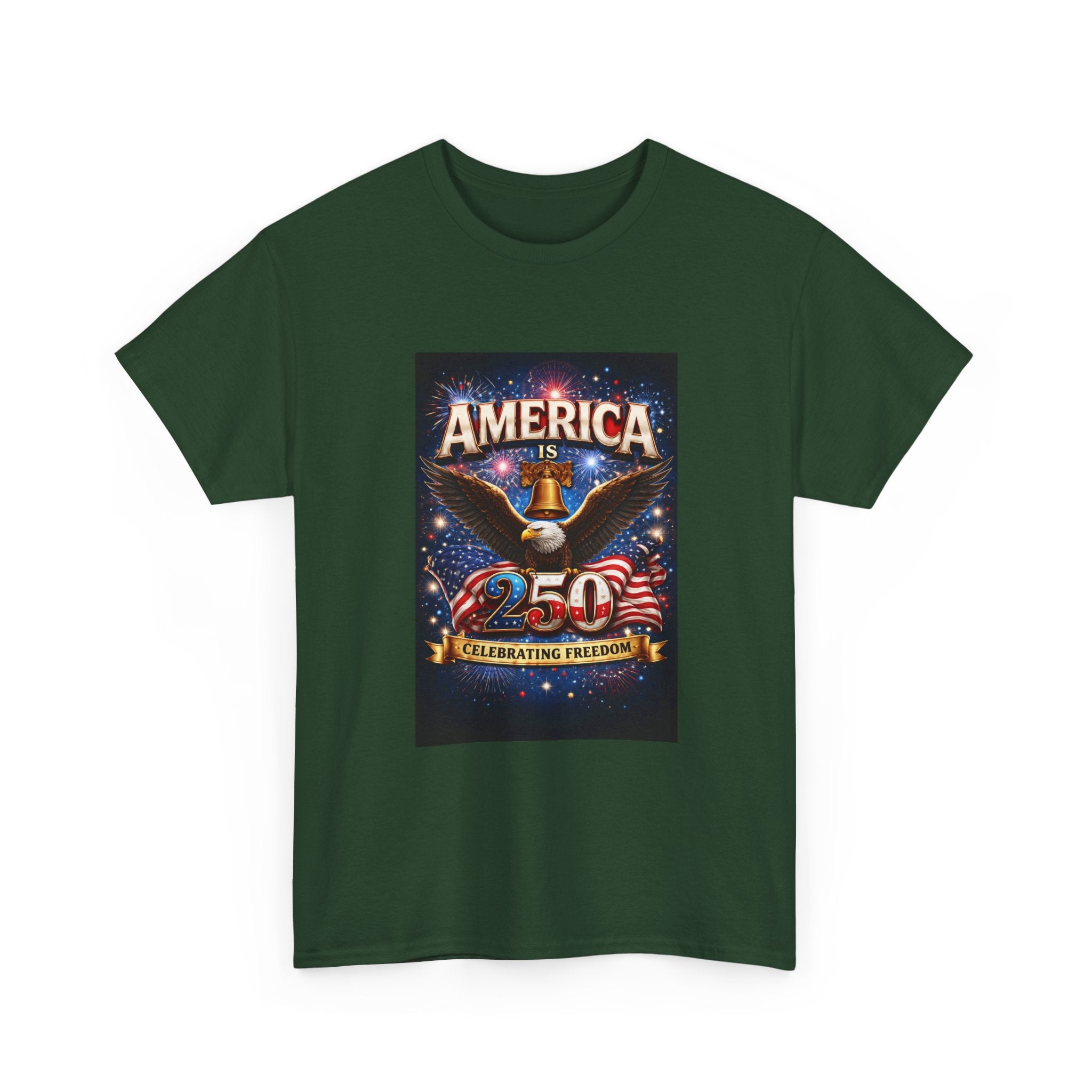 America Eagle 250 Celebrating Freedom T-Shirt | Patriotic Fourth of July Tee
