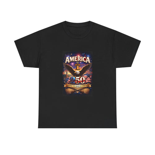 America is 250th Anniversary T-Shirt | Patriotic Flag Graphic