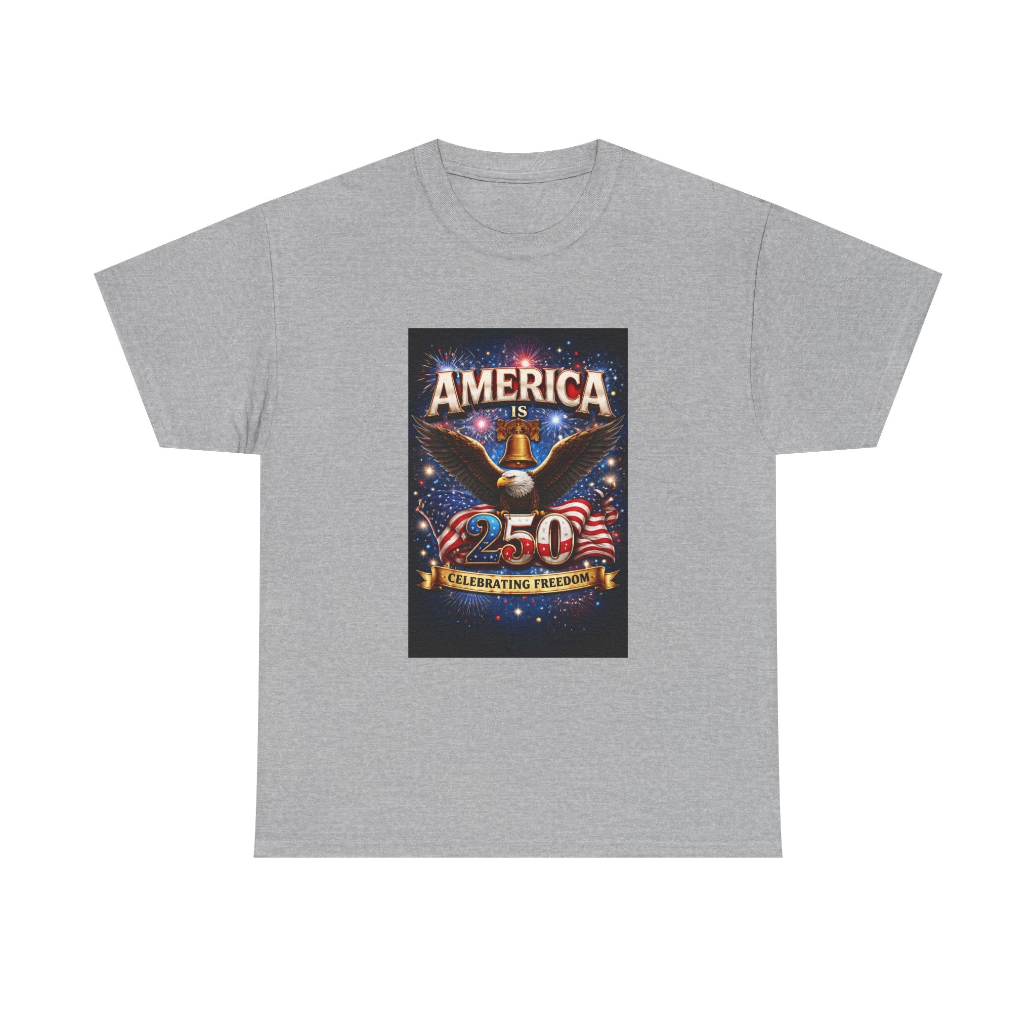 America Eagle 250 Celebrating Freedom T-Shirt | Patriotic Fourth of July Tee