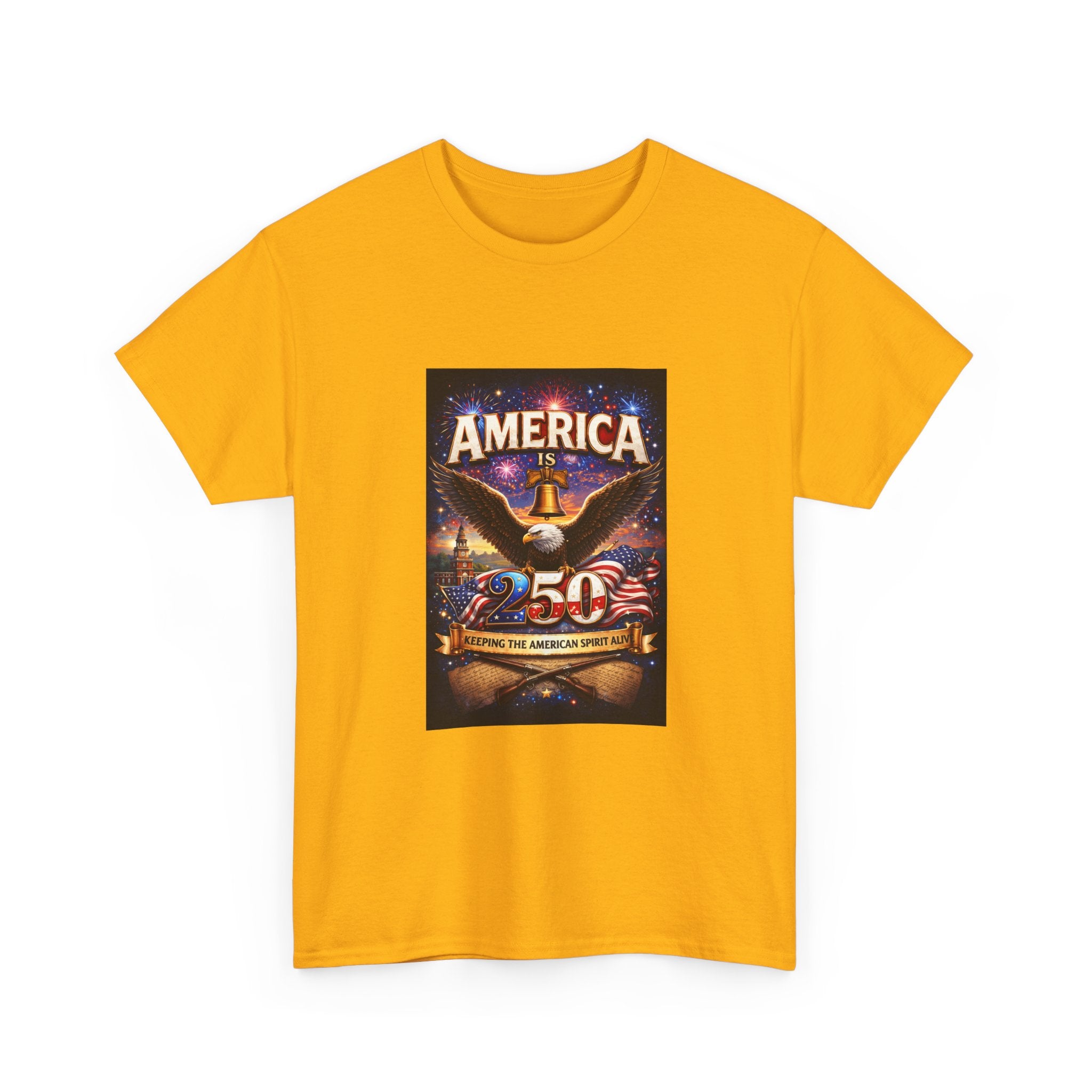 America is 250th Anniversary T-Shirt | Patriotic Flag Graphic