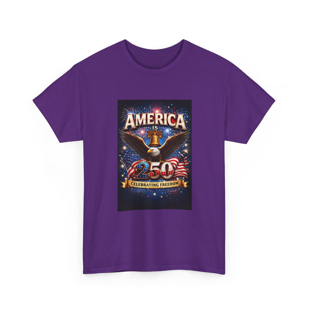 America Eagle 250 Celebrating Freedom T-Shirt | Patriotic Fourth of July Tee