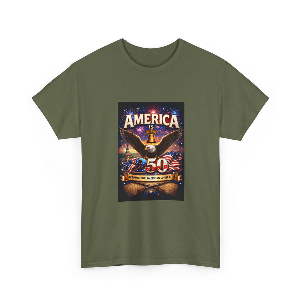 America is 250th Anniversary T-Shirt | Patriotic Flag Graphic