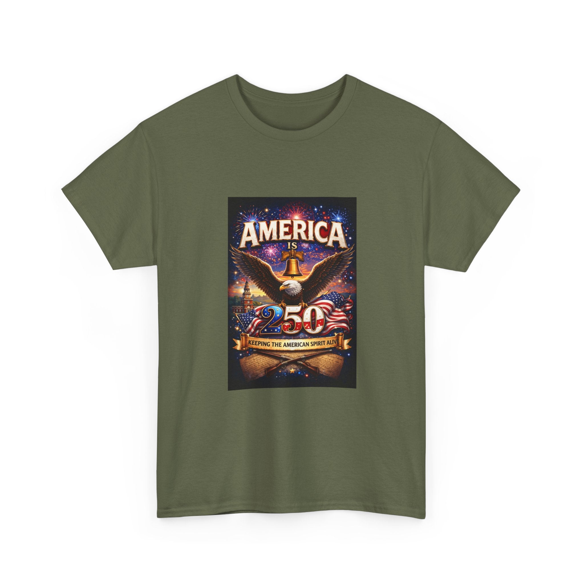 America is 250th Anniversary T-Shirt | Patriotic Flag Graphic