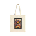 America 250 Anniversary Eagle Tote Bag | Patriotic Vintage Travel Poster