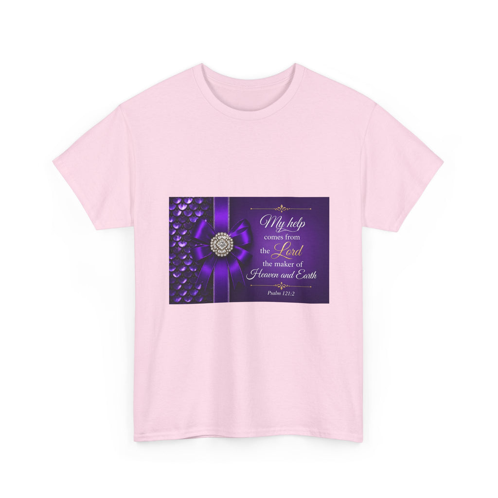 My Help Comes from the Lord T-Shirt | Psalm 121:2 Christian Shirt | Faith-Based Apparel | Inspirational Bible Verse Tee