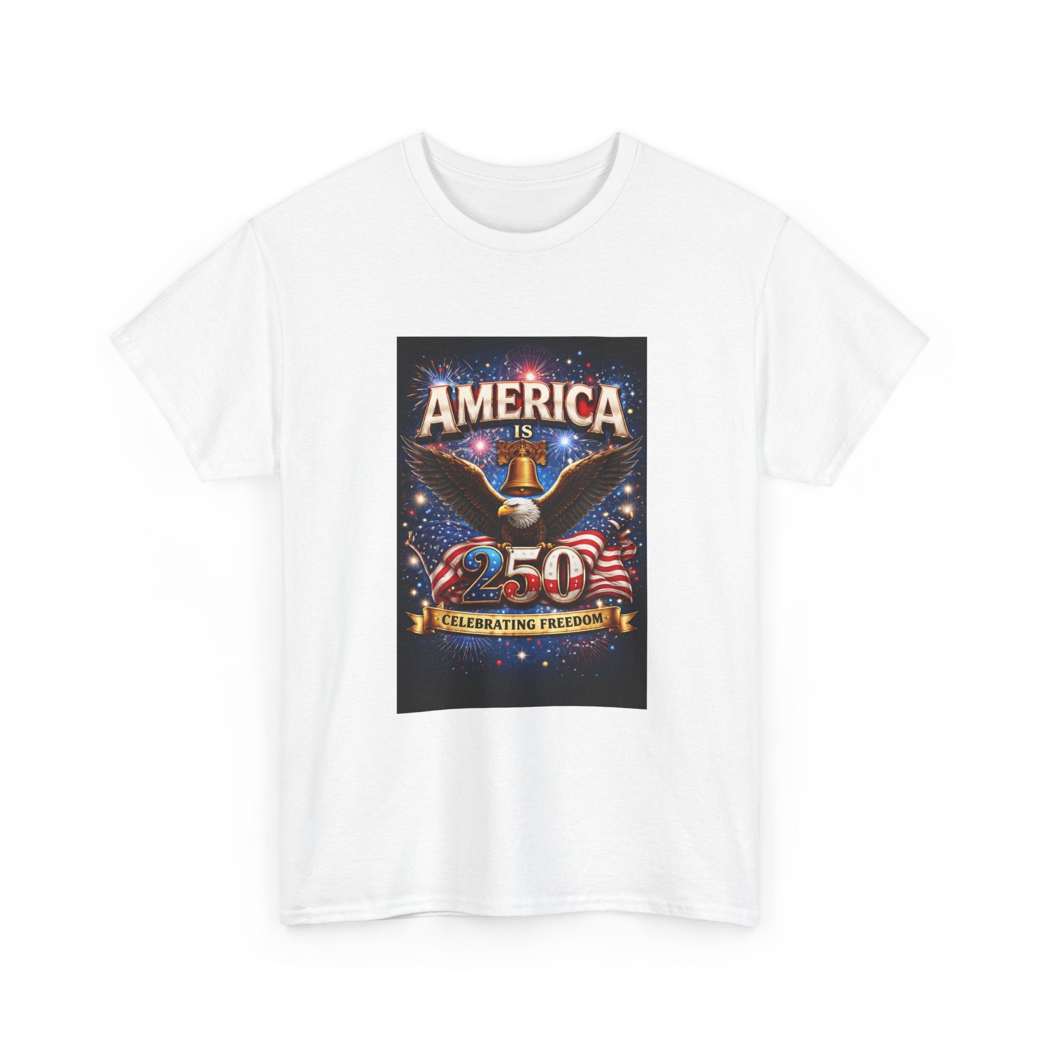 America Eagle 250 Celebrating Freedom T-Shirt | Patriotic Fourth of July Tee