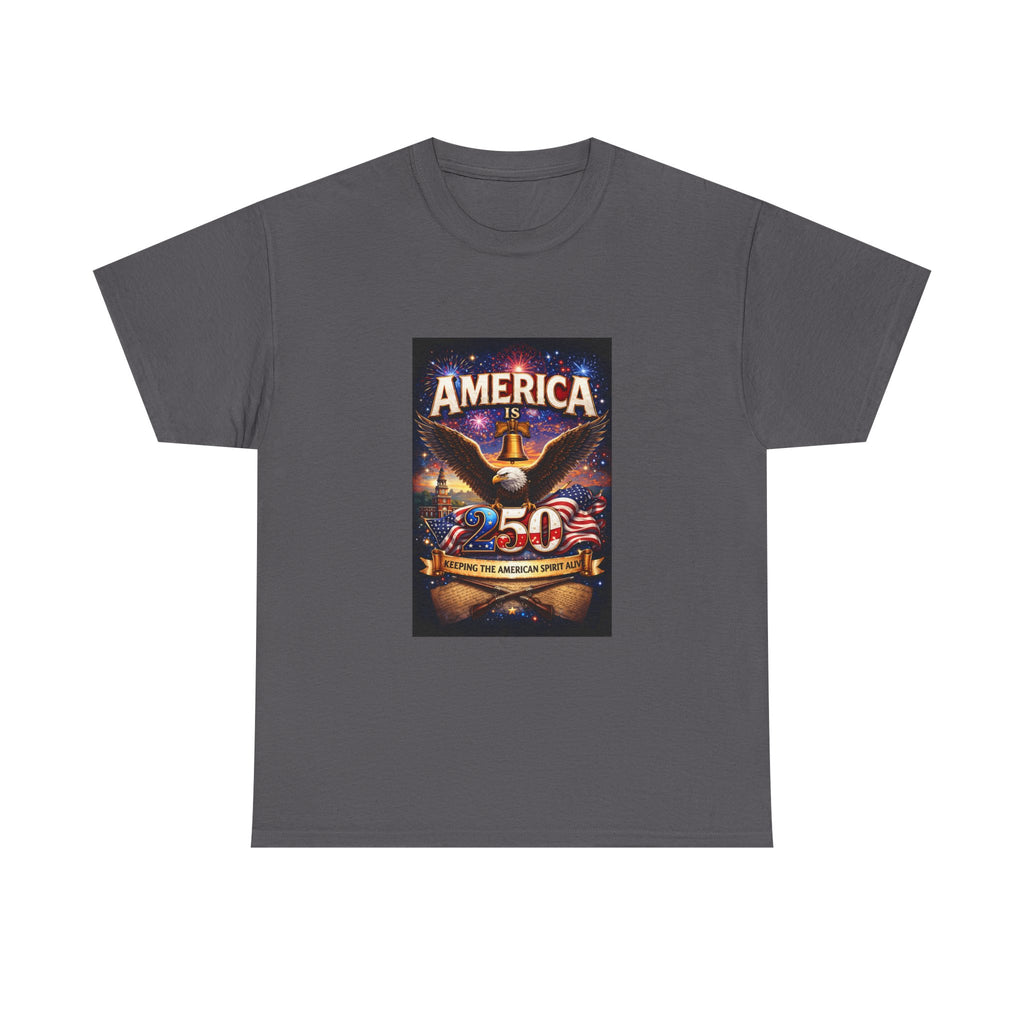 America is 250th Anniversary T-Shirt | Patriotic Flag Graphic