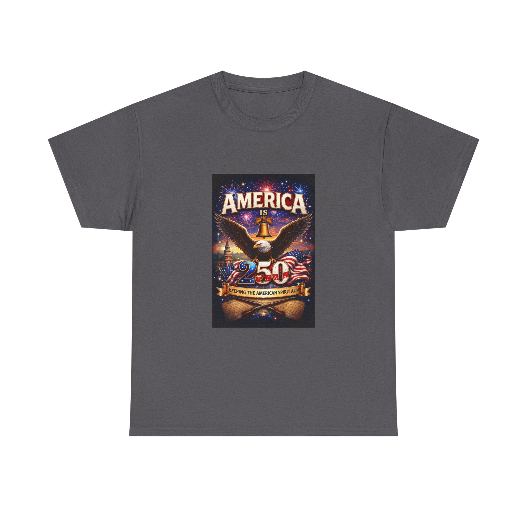 America is 250th Anniversary T-Shirt | Patriotic Flag Graphic