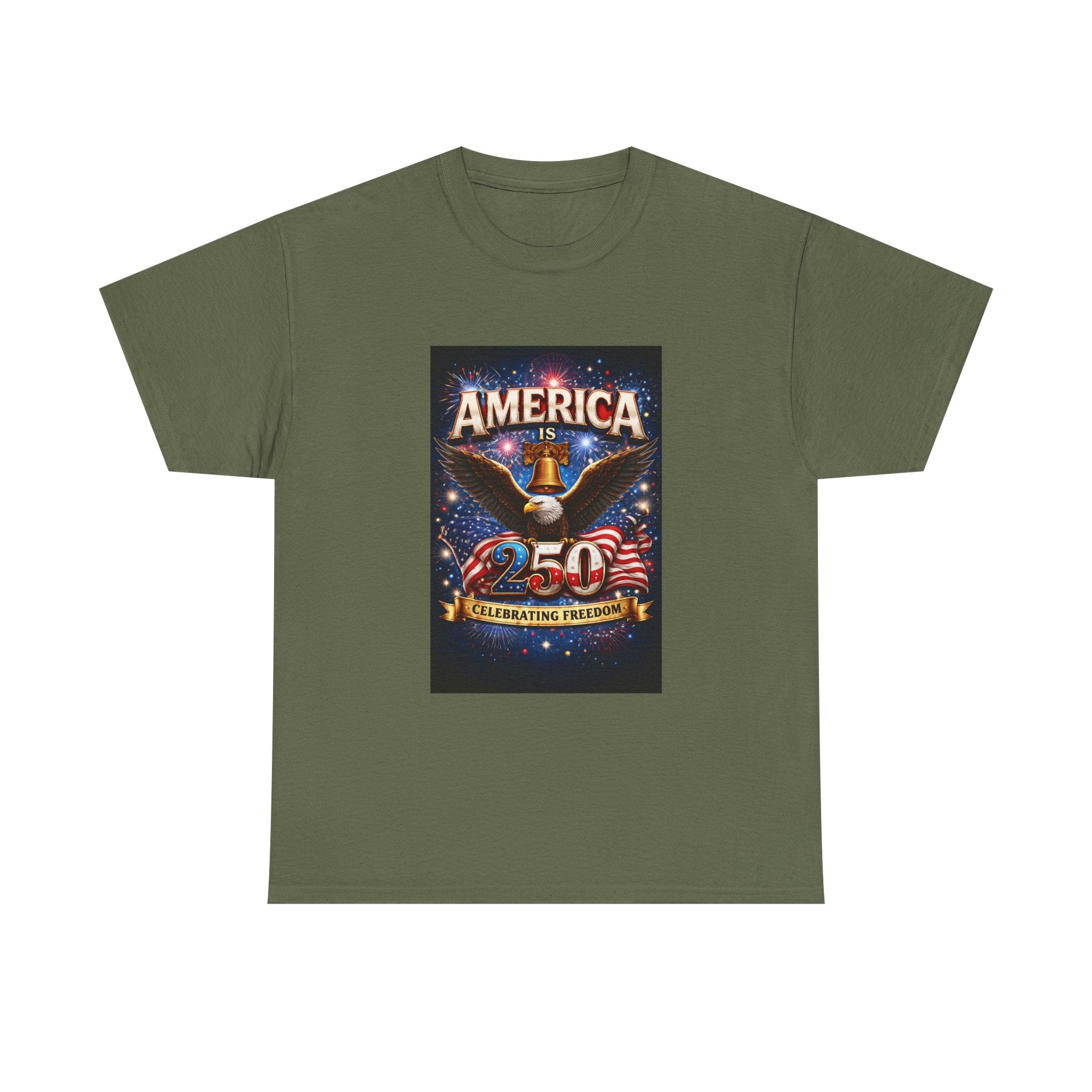 America Eagle 250 Celebrating Freedom T-Shirt | Patriotic Fourth of July Tee