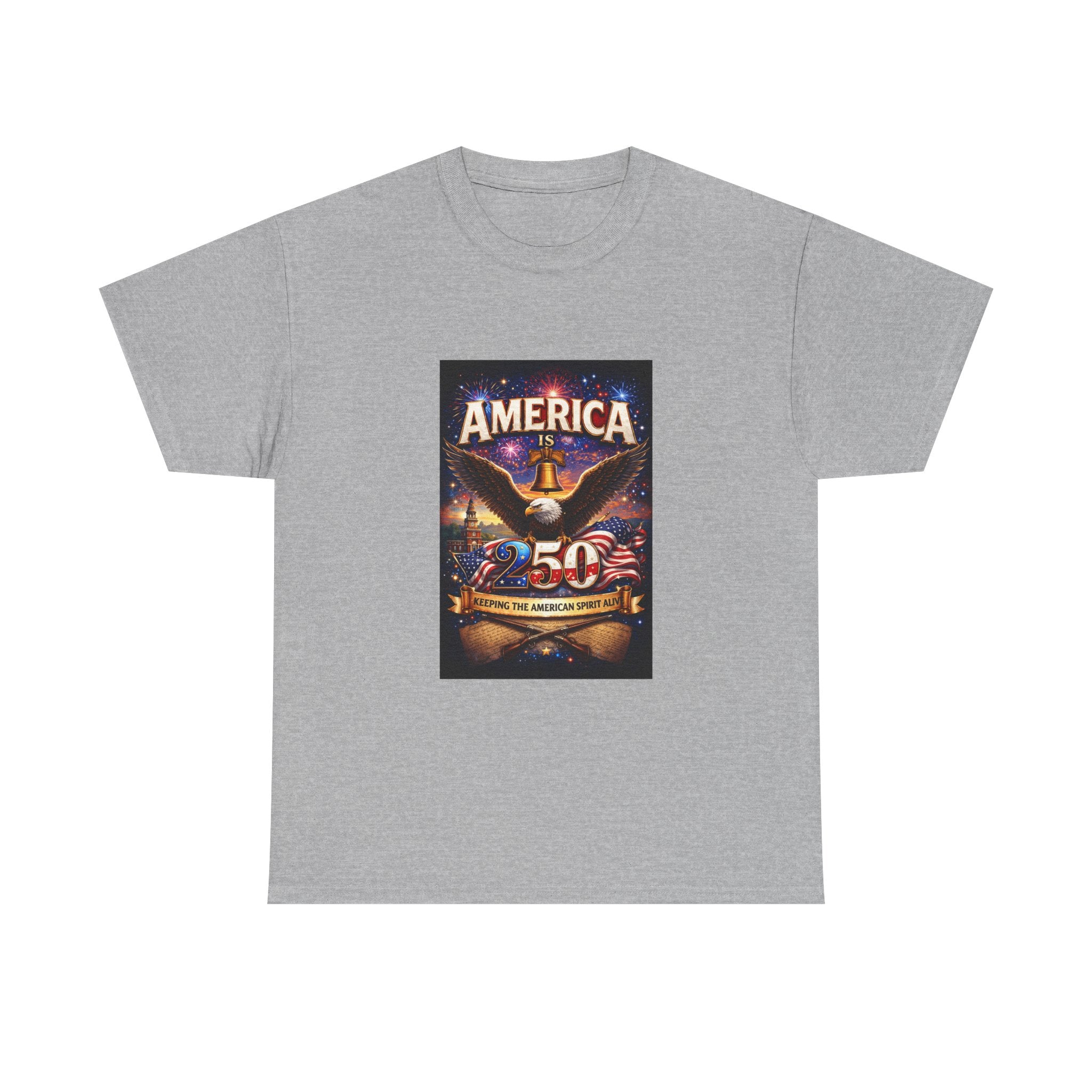 America is 250th Anniversary T-Shirt | Patriotic Flag Graphic