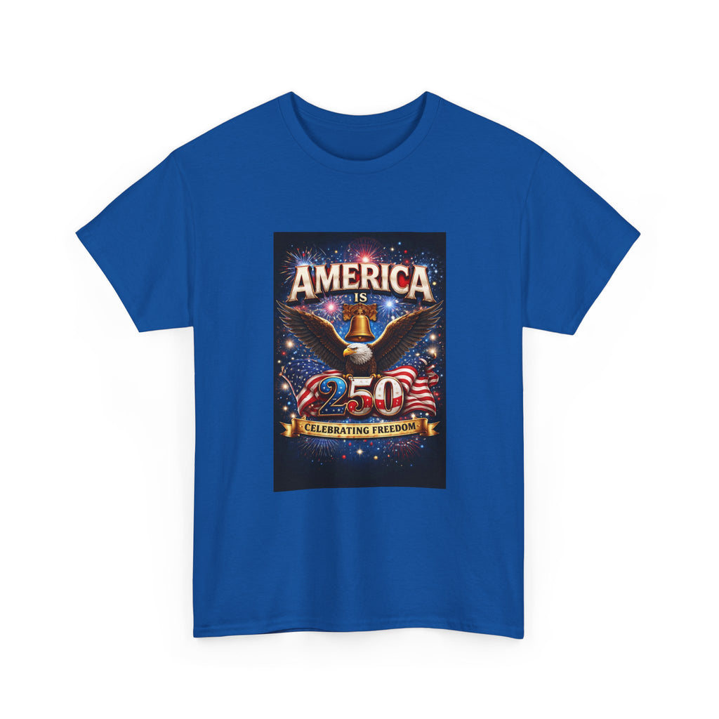 America Eagle 250 Celebrating Freedom T-Shirt | Patriotic Fourth of July Tee