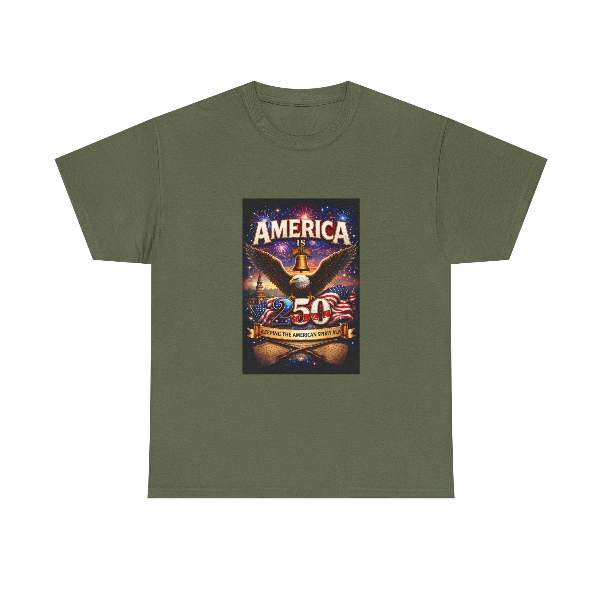 America is 250th Anniversary T-Shirt | Patriotic Flag Graphic