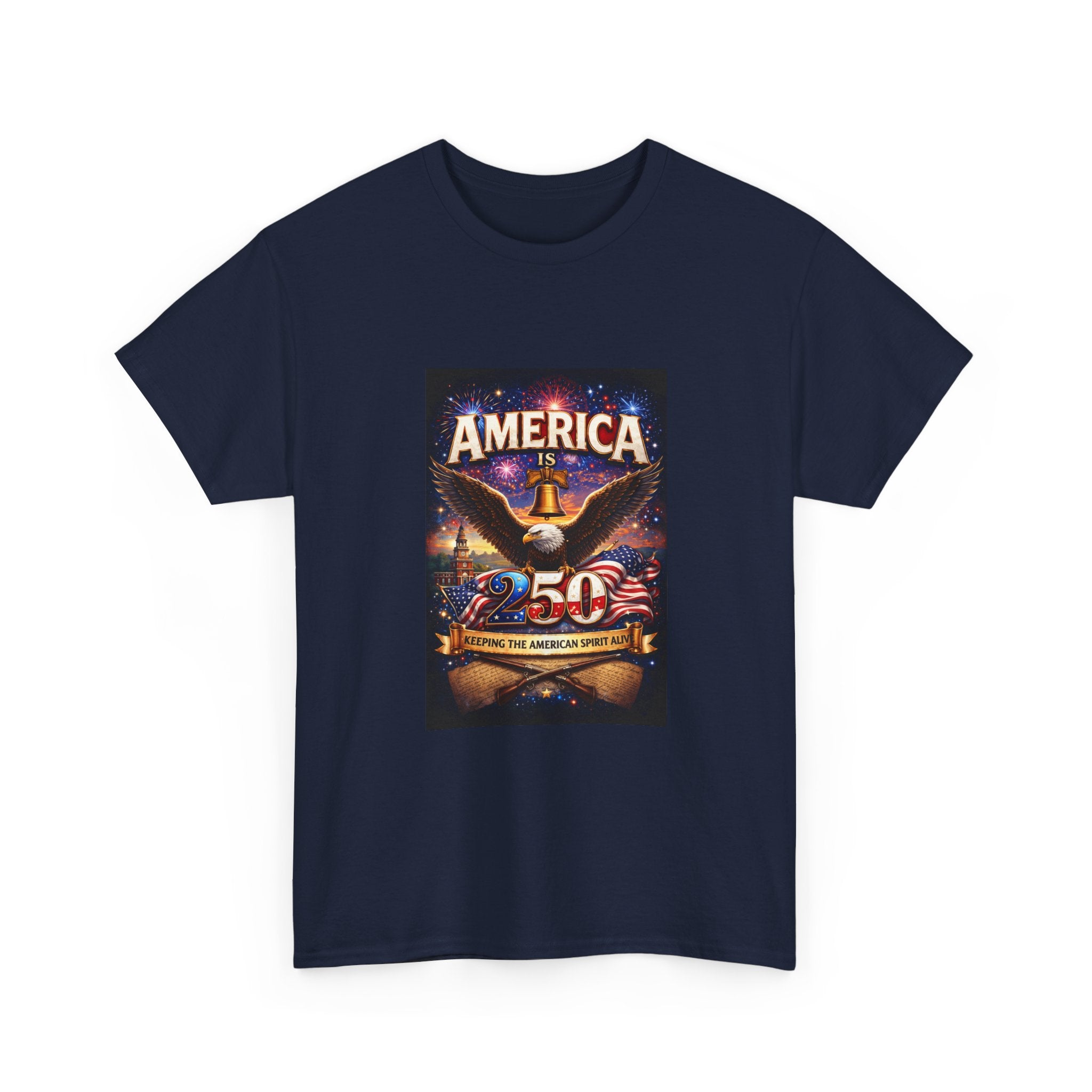 America is 250th Anniversary T-Shirt | Patriotic Flag Graphic