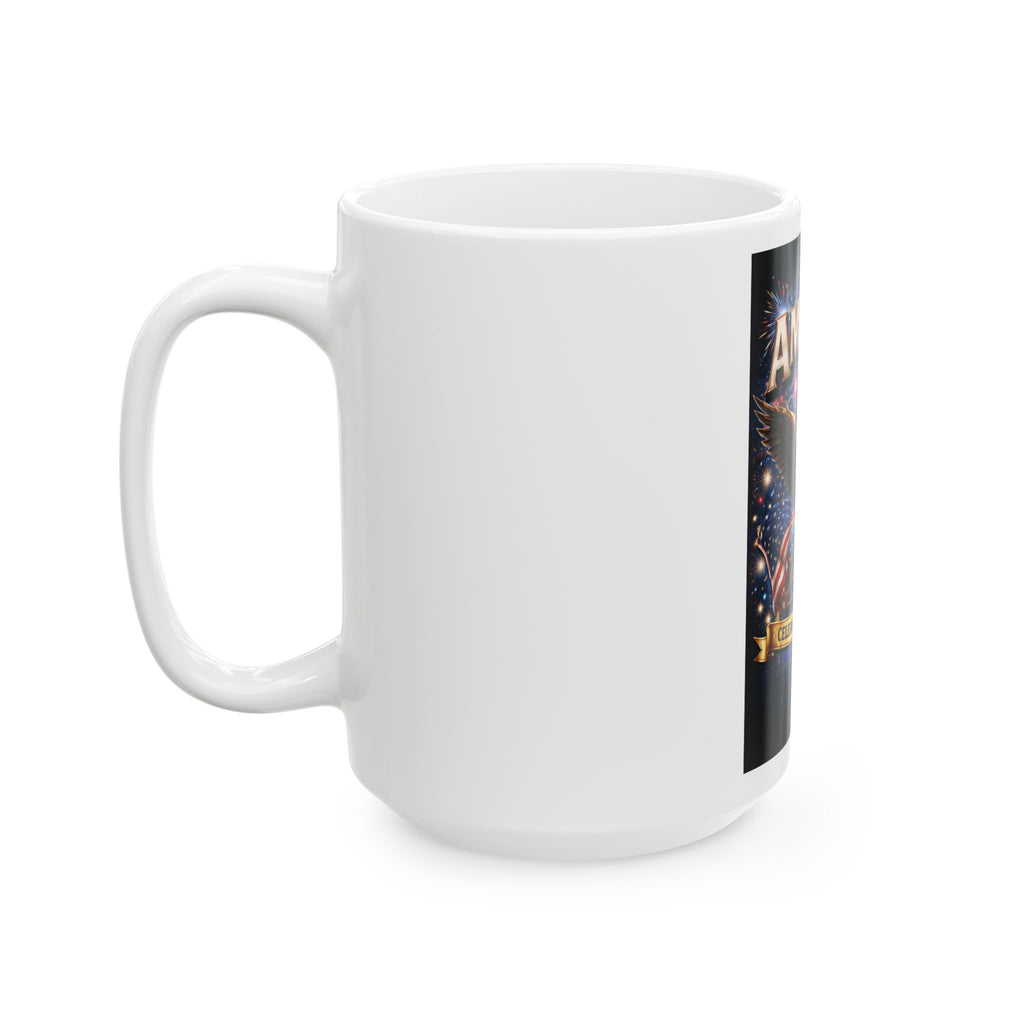 America 250 Celebrating Freedom Mug | Eagle, Liberty Bell, American Flag
