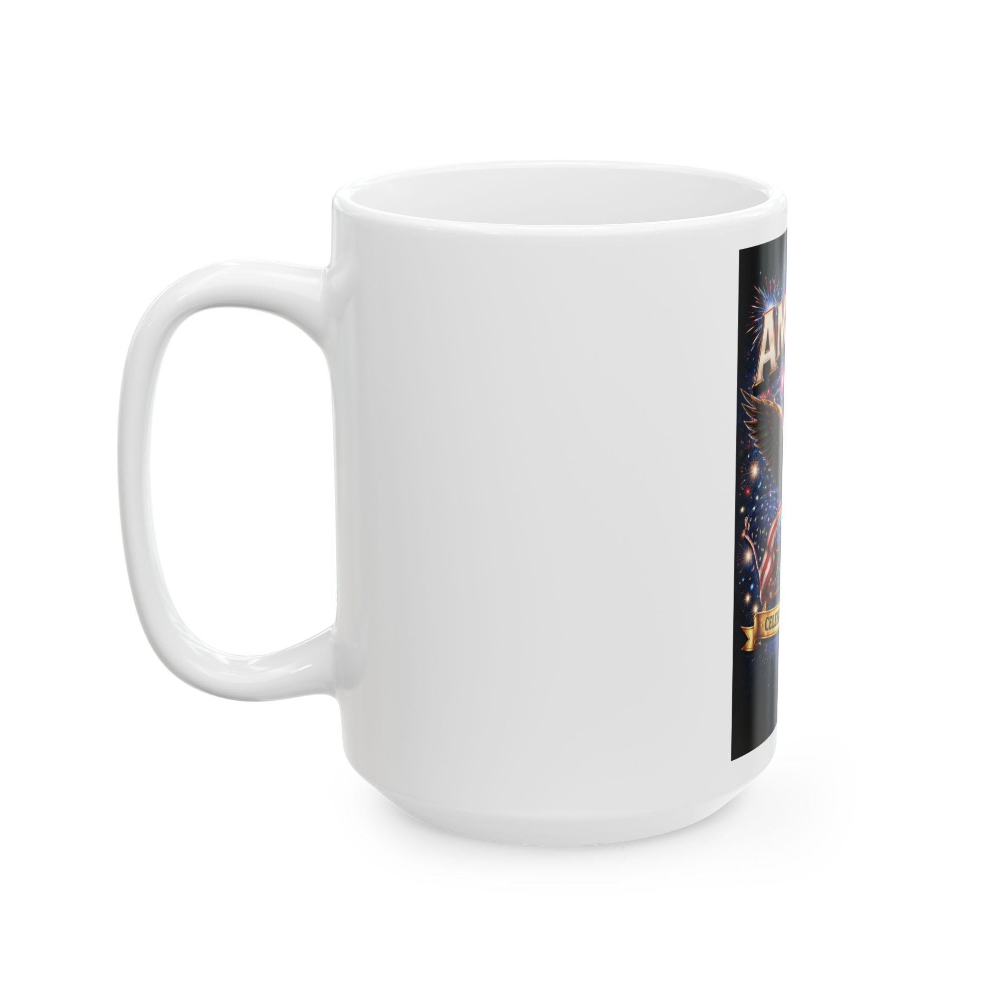 America 250 Celebrating Freedom Mug | Eagle, Liberty Bell, American Flag