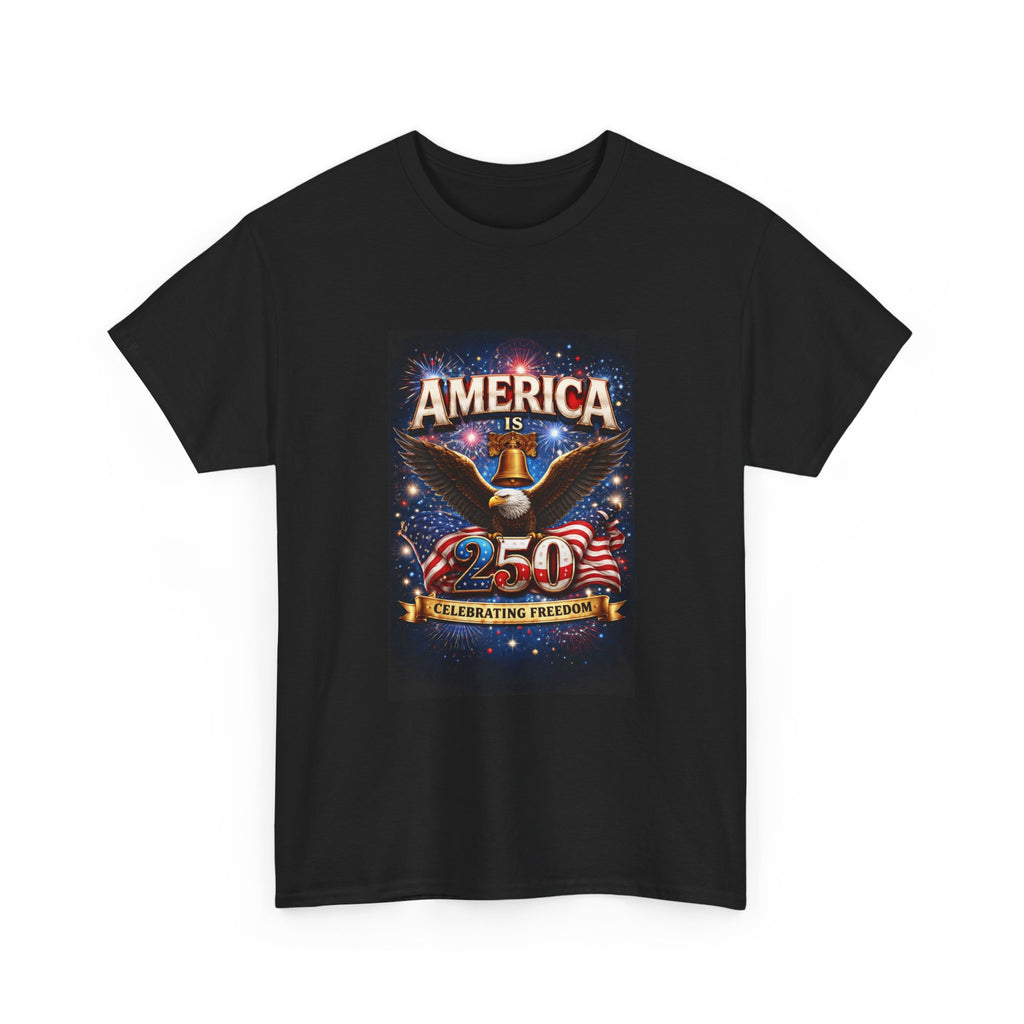 America Eagle 250 Celebrating Freedom T-Shirt | Patriotic Fourth of July Tee
