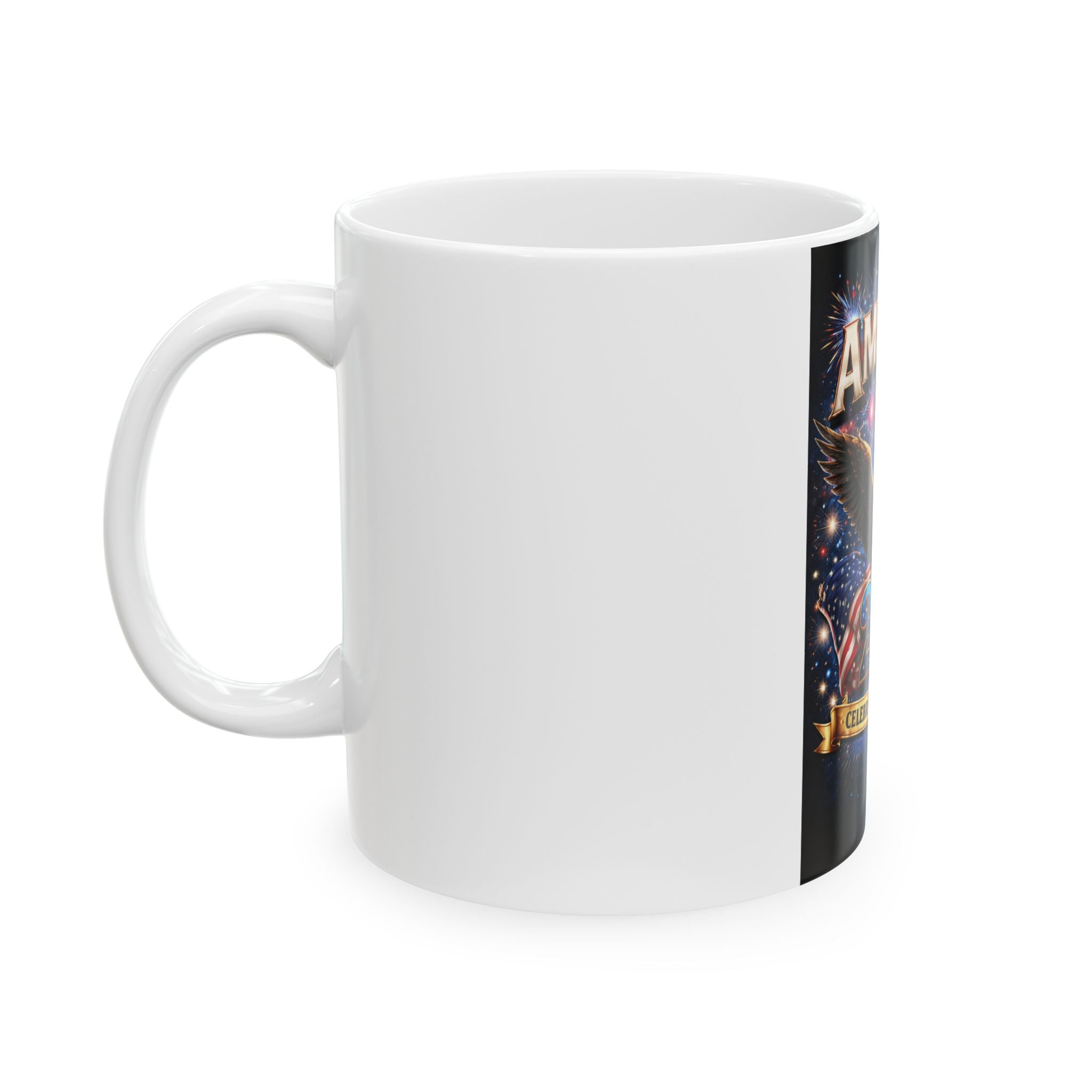 America 250 Celebrating Freedom Mug | Eagle, Liberty Bell, American Flag