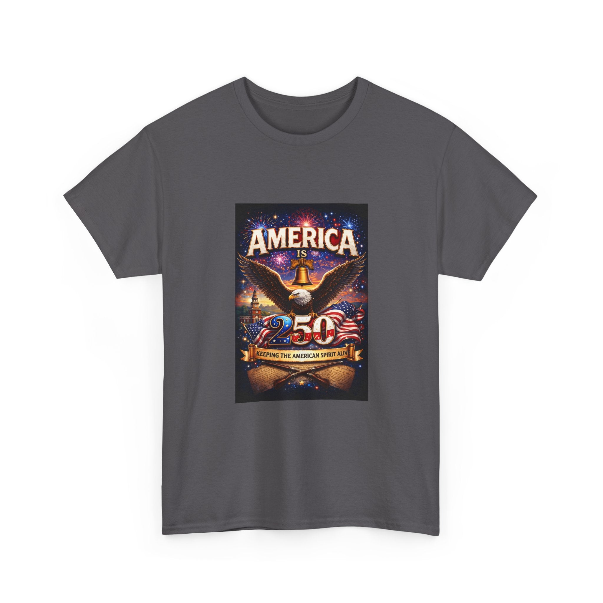 America is 250th Anniversary T-Shirt | Patriotic Flag Graphic