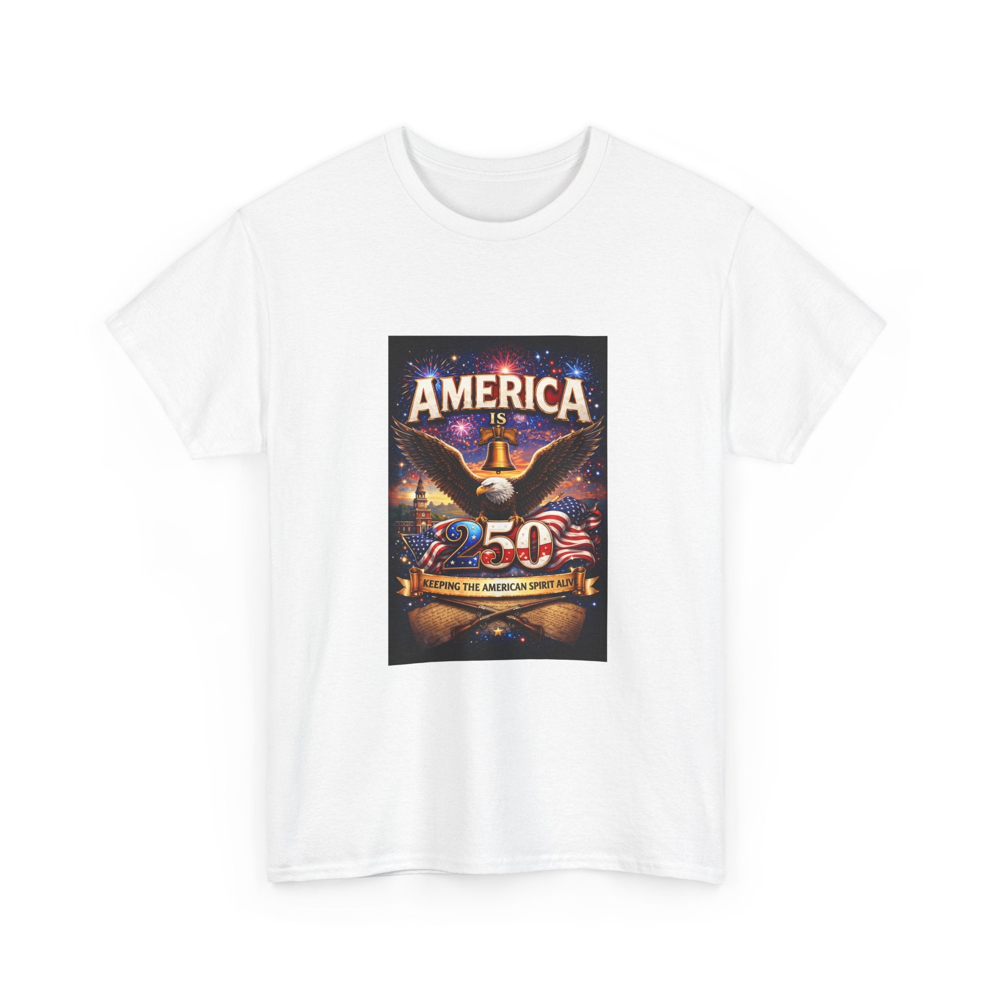 America is 250th Anniversary T-Shirt | Patriotic Flag Graphic