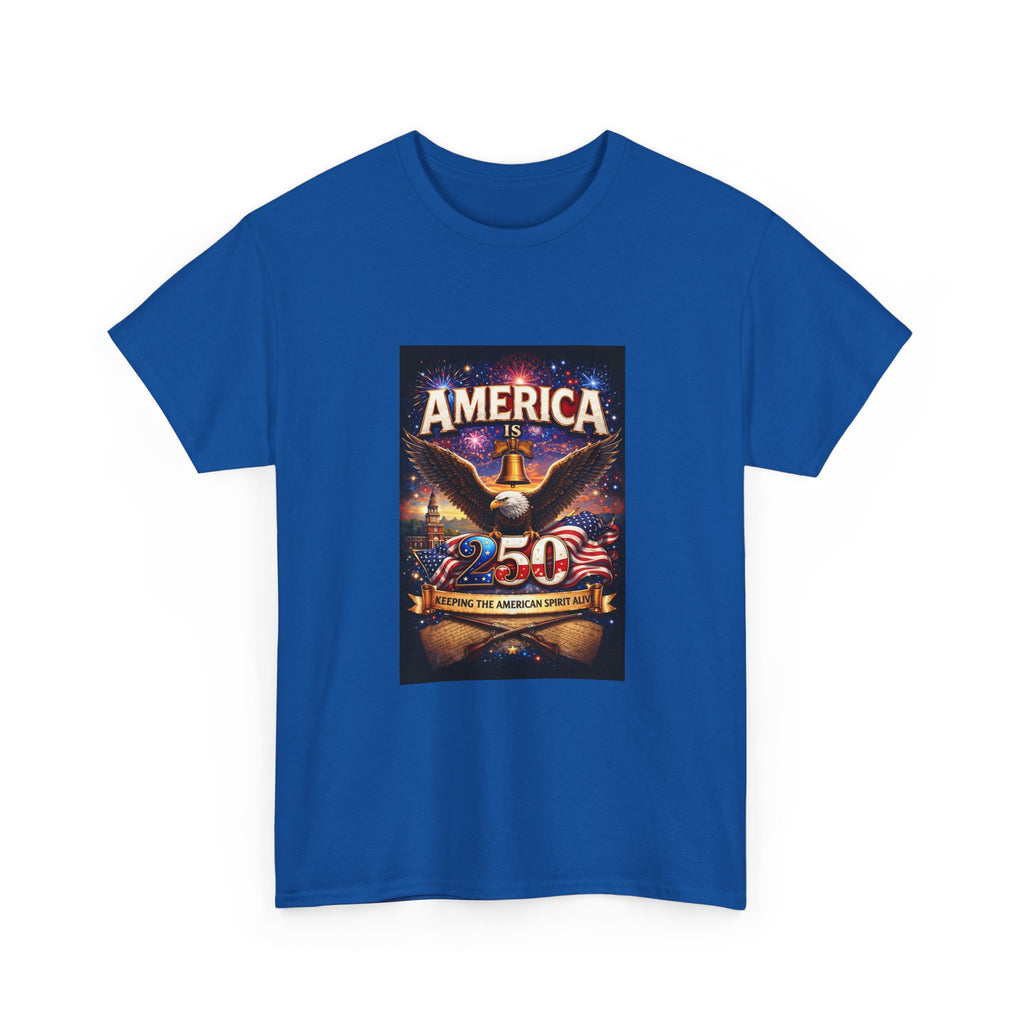 America is 250th Anniversary T-Shirt | Patriotic Flag Graphic