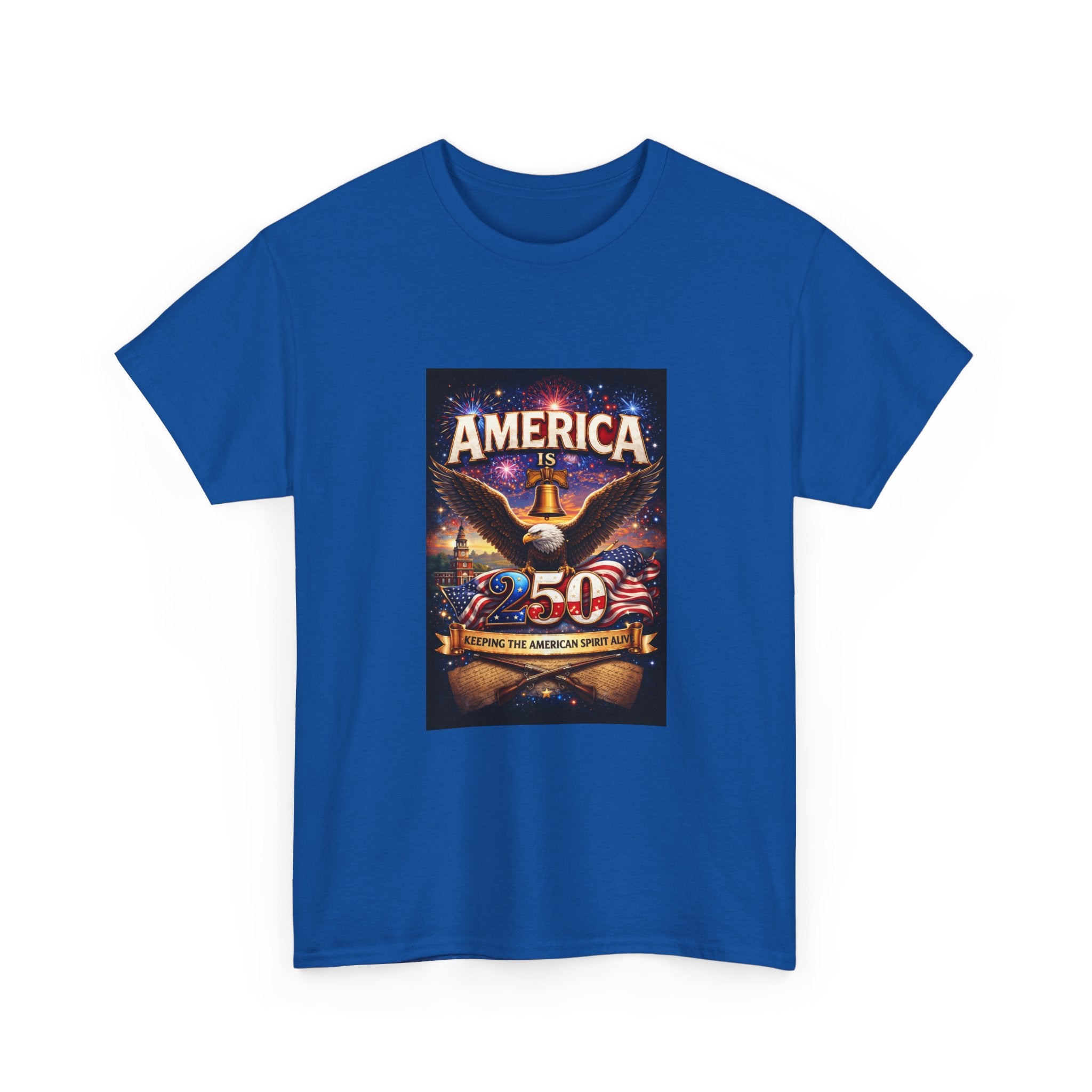 America is 250th Anniversary T-Shirt | Patriotic Flag Graphic