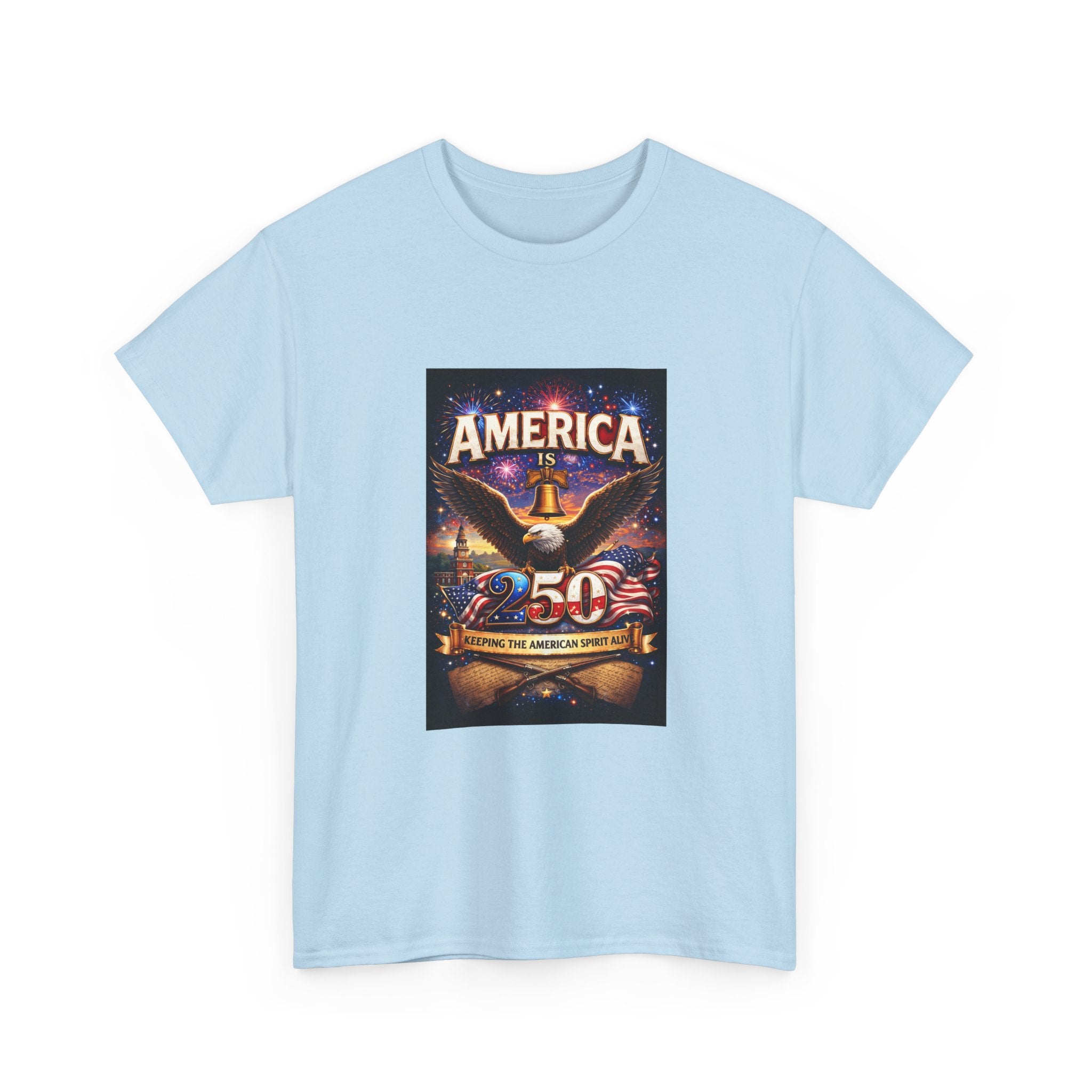 America is 250th Anniversary T-Shirt | Patriotic Flag Graphic