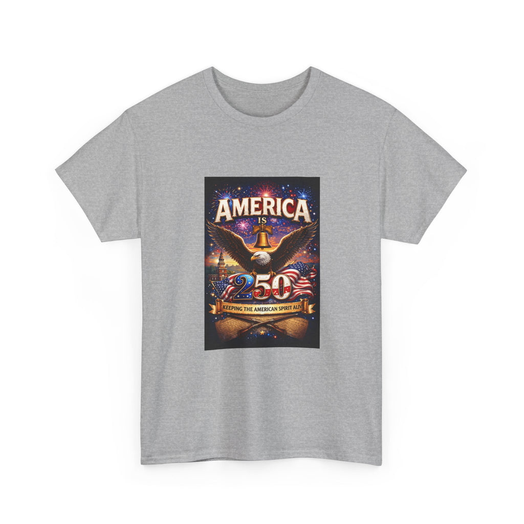 America is 250th Anniversary T-Shirt | Patriotic Flag Graphic