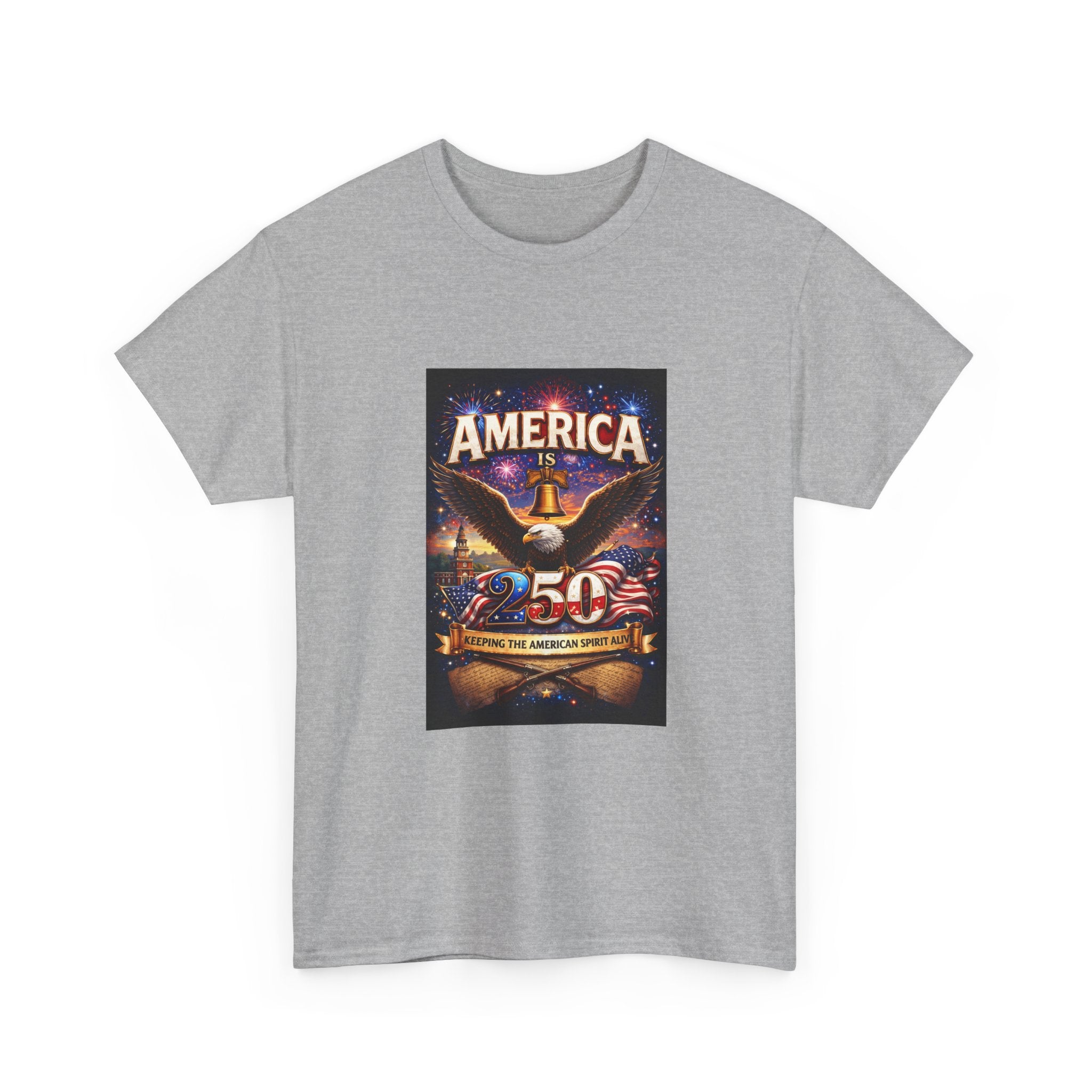America is 250th Anniversary T-Shirt | Patriotic Flag Graphic