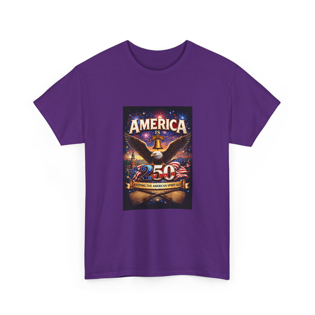 America is 250th Anniversary T-Shirt | Patriotic Flag Graphic
