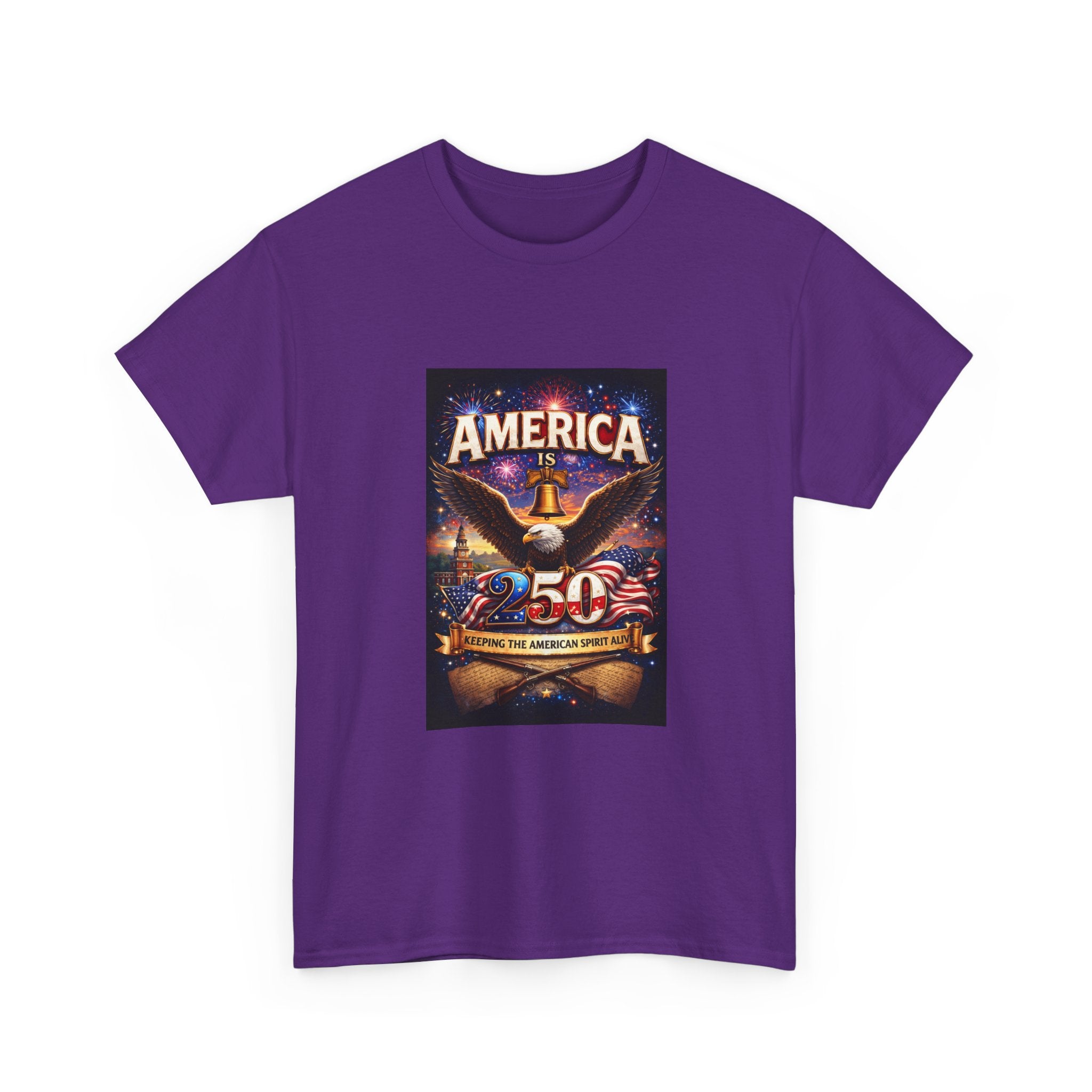 America is 250th Anniversary T-Shirt | Patriotic Flag Graphic