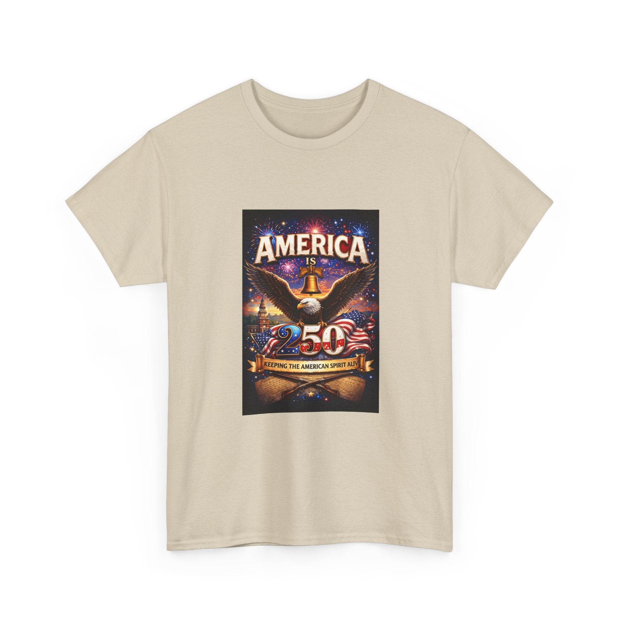 America is 250th Anniversary T-Shirt | Patriotic Flag Graphic
