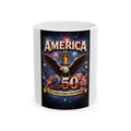 America 250 Celebrating Freedom Mug | Eagle, Liberty Bell, American Flag