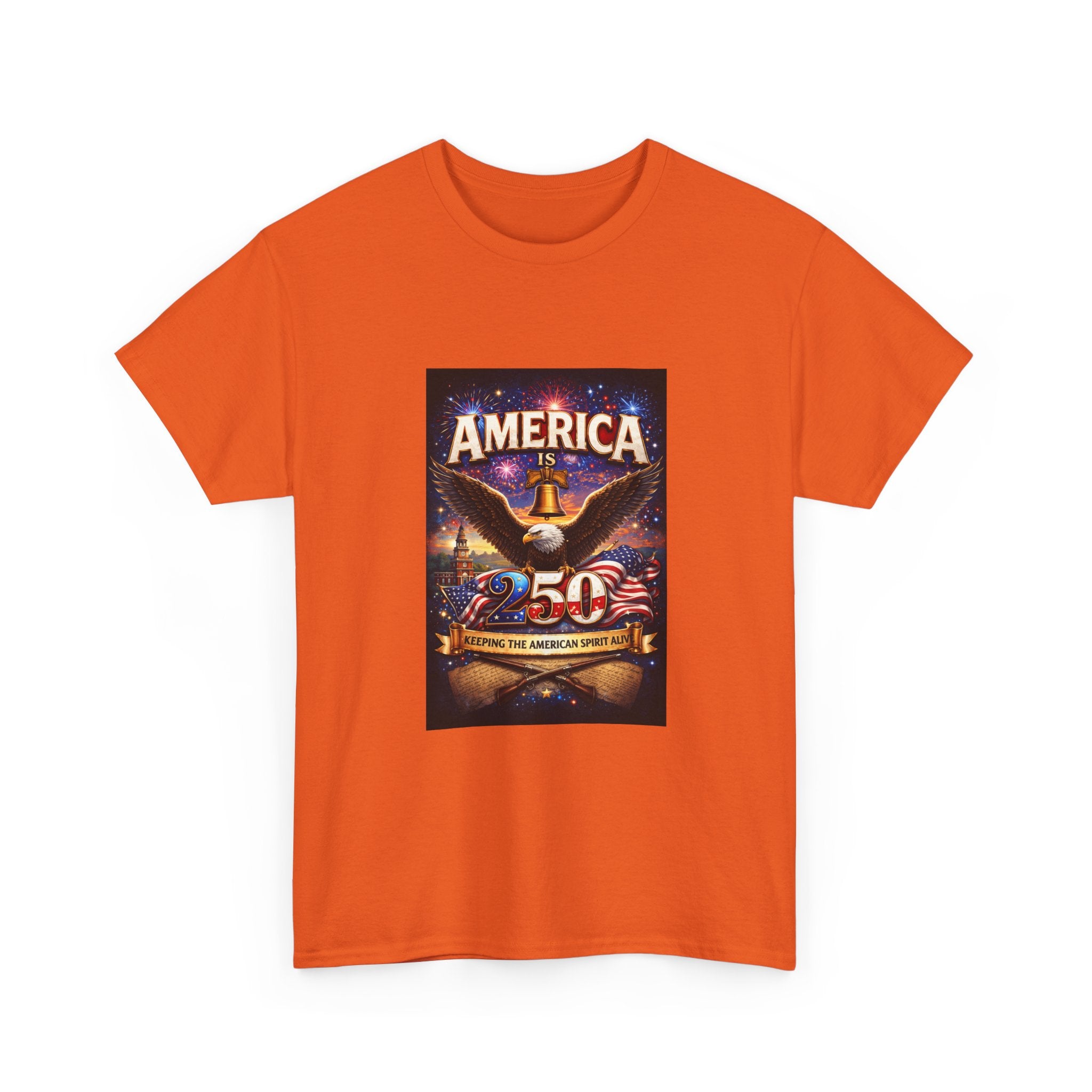 America is 250th Anniversary T-Shirt | Patriotic Flag Graphic
